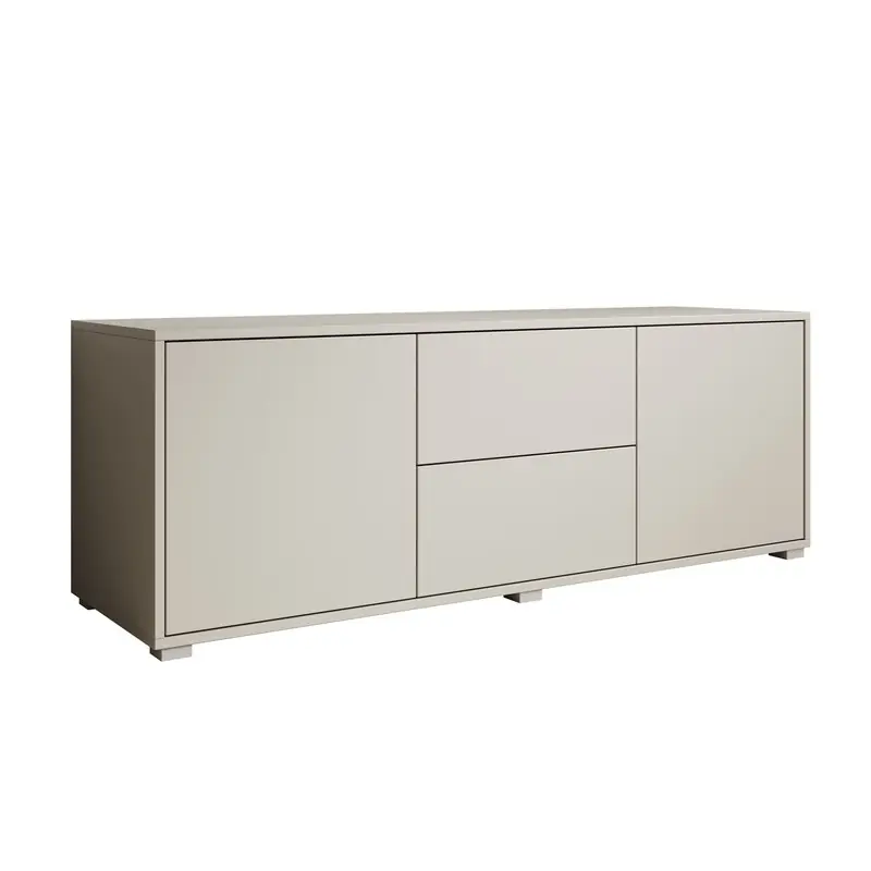 Meubella - TV-Meubel Gideon - Beige - 141 cm Actieprijs