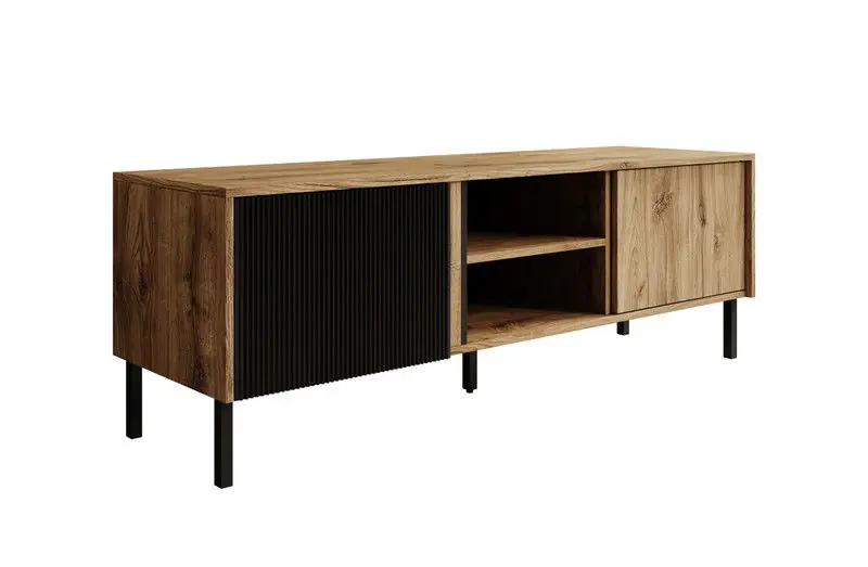 Meubella - TV-Meubel Margareth - Eiken - 150 cm Koopje