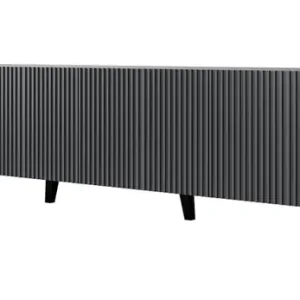 Meubella - TV-Meubel Vintar - Antraciet - 200 cm Voordeelprijs