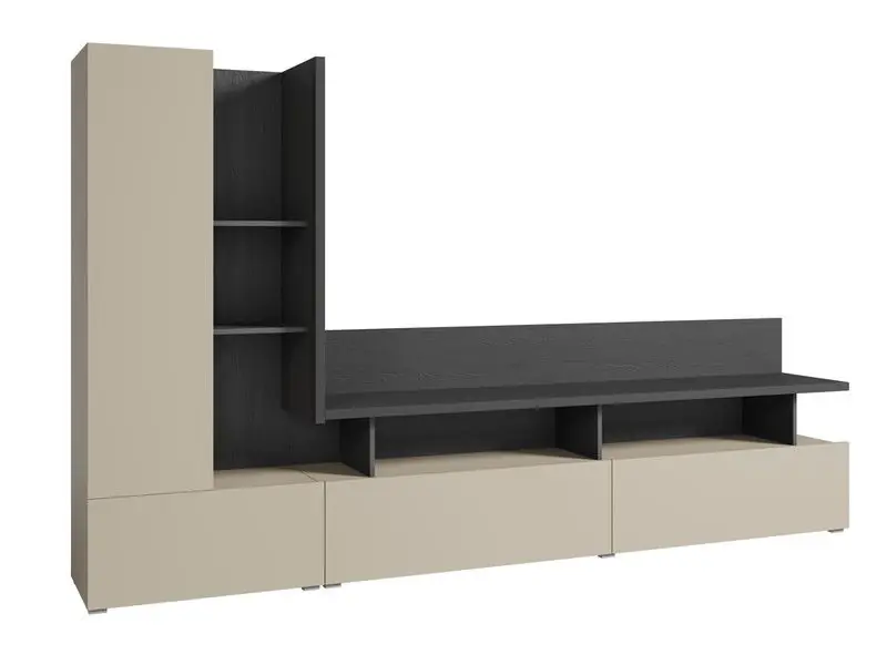 Meubella - Wandmeubel Sekai - Beige - 270 cm Groothandel