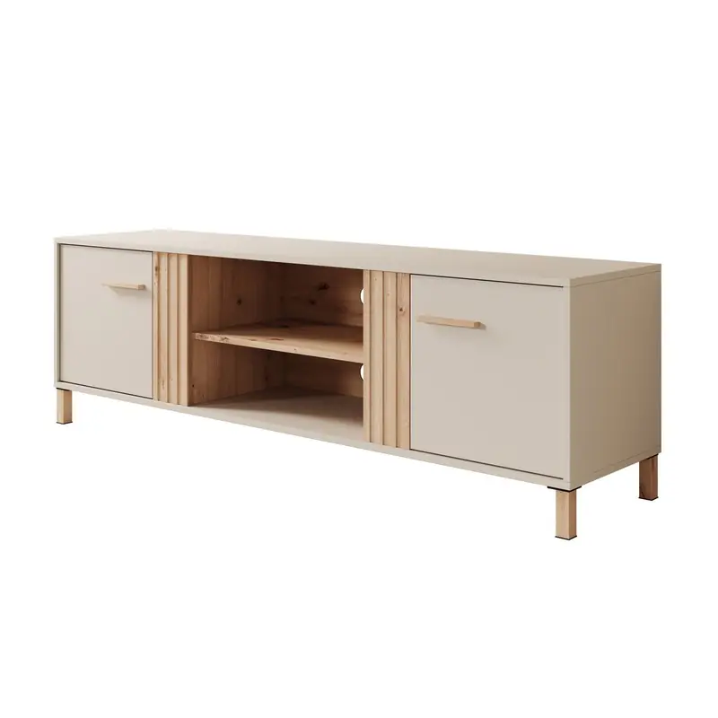 Voordeelprijs Meubella - TV-Meubel Bahia - Beige - 163 cm