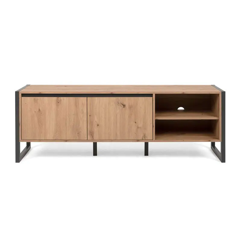 Tv-meubel 2 deuren en 2 vakken L160 cm - DENVER Limited Edition