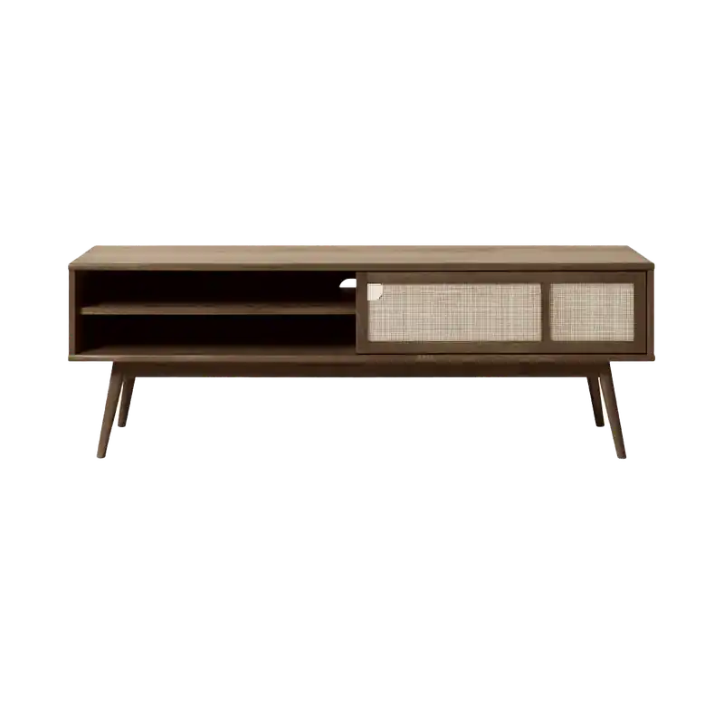 Hoge Kwaliteit Boas houten tv meubel gerookt eiken - 150 x 45 cm