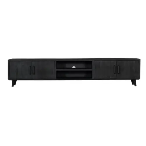 Populair Starfurn Tv meubel Omaha Black | 240 cm