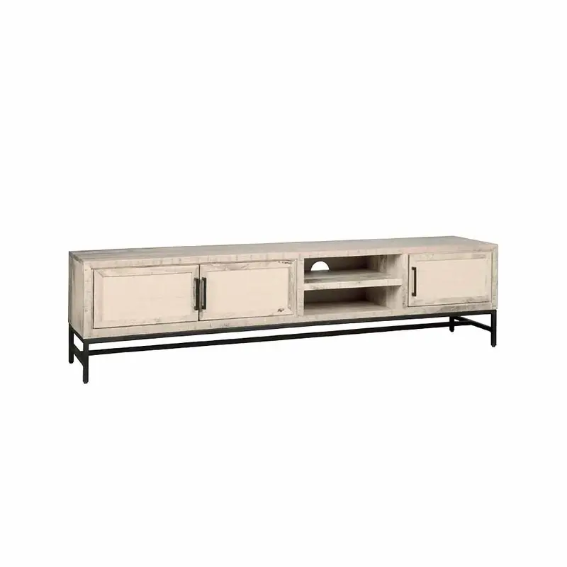 Tijdelijk Beschikbaar Tower living Carini TV stand white 3 drs. 200x40x50