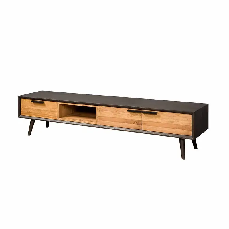 Tower living Bresso - TV stand 2 drs. 1 drw. + niche 200x45x45 Gratis Verzending