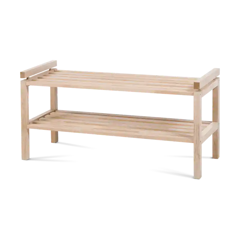 Confetti houten schoenenrek whitewash - 80 x 30 cm Bestseller