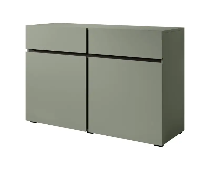 Geld-Terug-Garantie Meubella - Dressoir Cainan - Groen - 119 cm