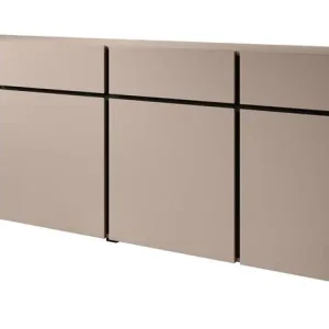 Meubella - Dressoir Cainan - Beige - 225 cm Exclusieve Aanbieding