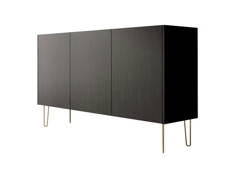 Favoriet Meubella - Dressoir Hacienda - Zwart - 144 cm