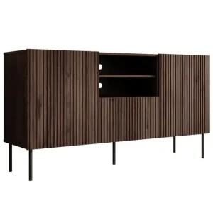 Modern Meubella - Dressoir Tartagal - Donkerbruin eiken - 150 cm