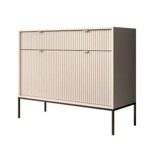Meubella - Dressoir Navil - Beige - 104 cm Laatste Versie