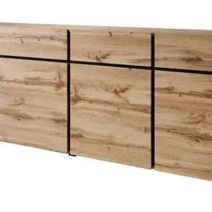 Meubella - Dressoir Cainan - Eiken - 225 cm Koop Vandaag