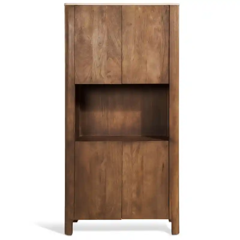 Flitsaanbieding Nova Wandkast - Bruin Marmer 180cm
