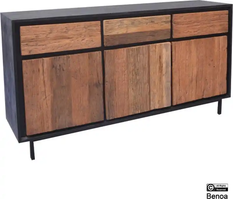 Populair Benoa Anayah 3 Drawer 3 Door Sideboard 150 cm