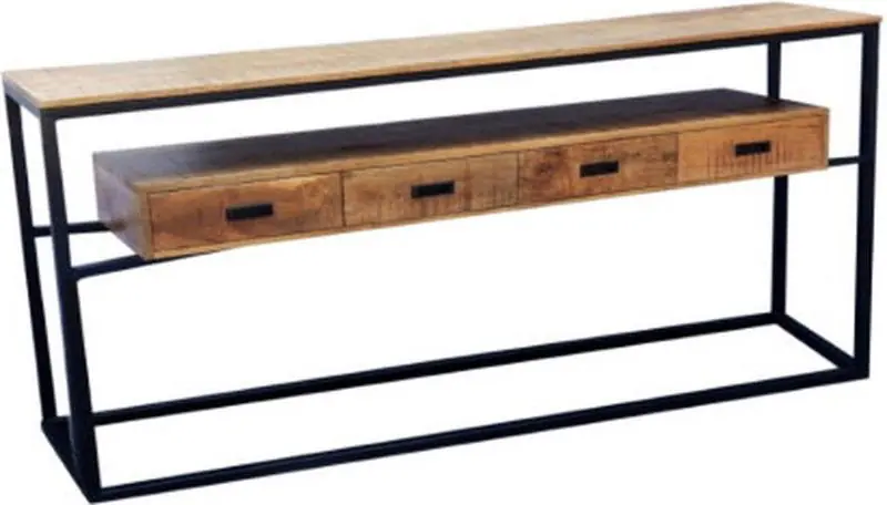Benoa Len 4 Drawer Console Table 180 cm Gratis Verzending