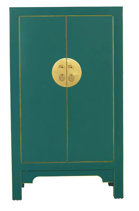 Nieuw Model Fine Asianliving Chinese Kast Teal - Orientique Collectie