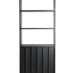 Light&living Kast 75x45x200 cm LAVINIO hout donker bruin Rechtstreeks Van De Fabrikant
