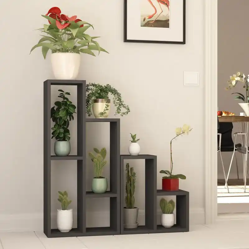 Boekenkast Sule Antraciet Melamine 42x89x20 cm Modern