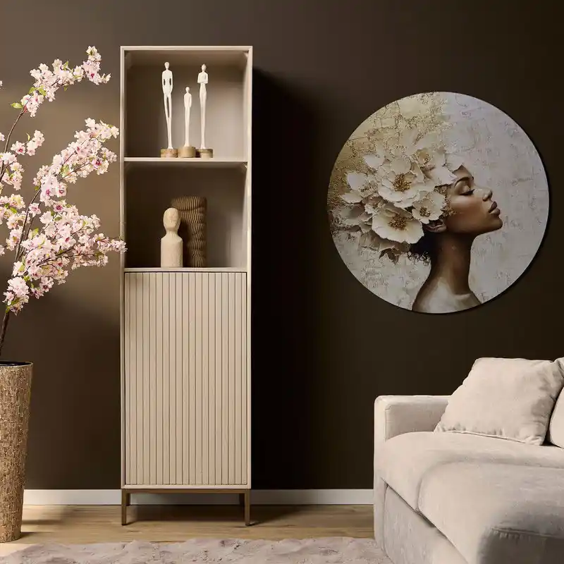 Starfurn - Boekenkast Madison - Beige - 45x55x200 cm Betrouwbaar