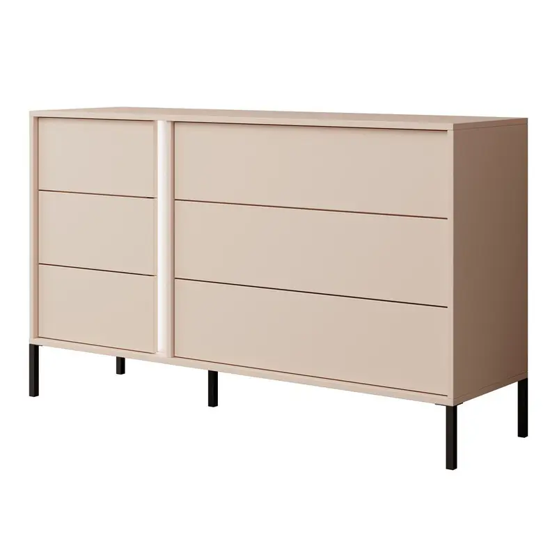 Meubella - Ladekast Desert - Beige - 137 cm Gratis Verzending