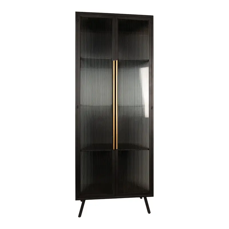 Nieuw Model PTMD Caeleen Cabinet Black And Gold
