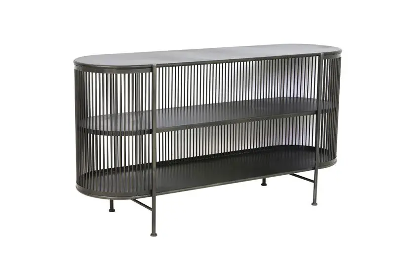 Light & Living - Kast YINTHE - 40x149x80cm - Zwart Gratis Verzending