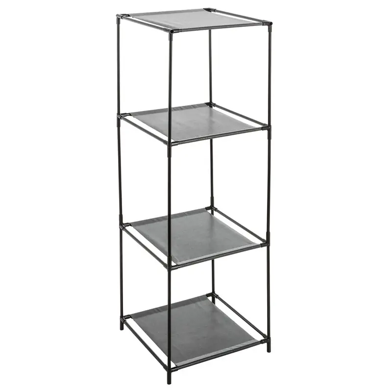 5Five Mandjes Opbergrek - 3-laags - metaal en kunststof - 34 x 98 cm - Opbergrekjes Dagaanbieding