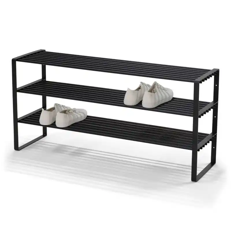 Spinder Design schoenenrek Rex SR 2 - 100 Cm - Zwart - 16 paar schoenen Garantie Inbegrepen
