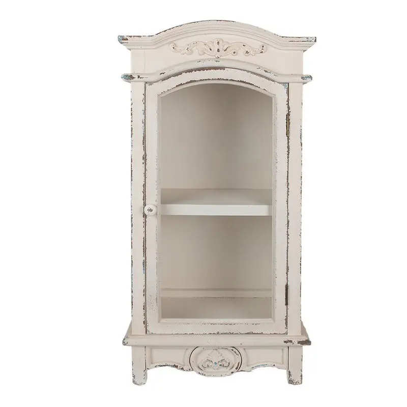 Clayre & Eef Wandkast 45x30x88 cm Wit MDF Limited Edition