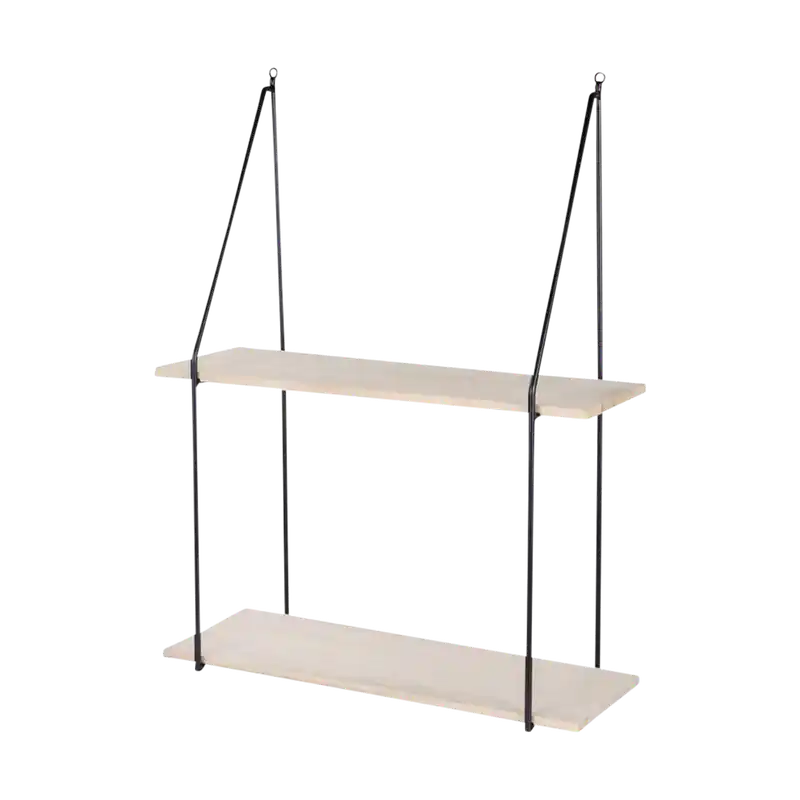 Logan houten wandrek naturel - 72 x 55 cm Modern