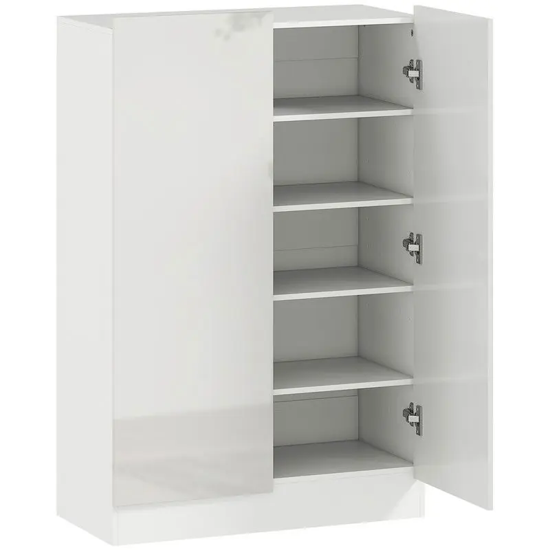 Bulkbestelling 4goodz 5-laags Schoenenkast voor 20 paar schoenen - Hoogglans Wit
