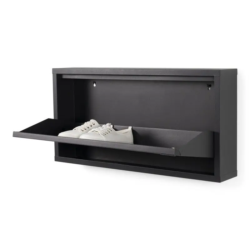 Seizoensaanbieding Spinder Design schoenenkast Billy 1 - Zwart - 3 paar schoenen