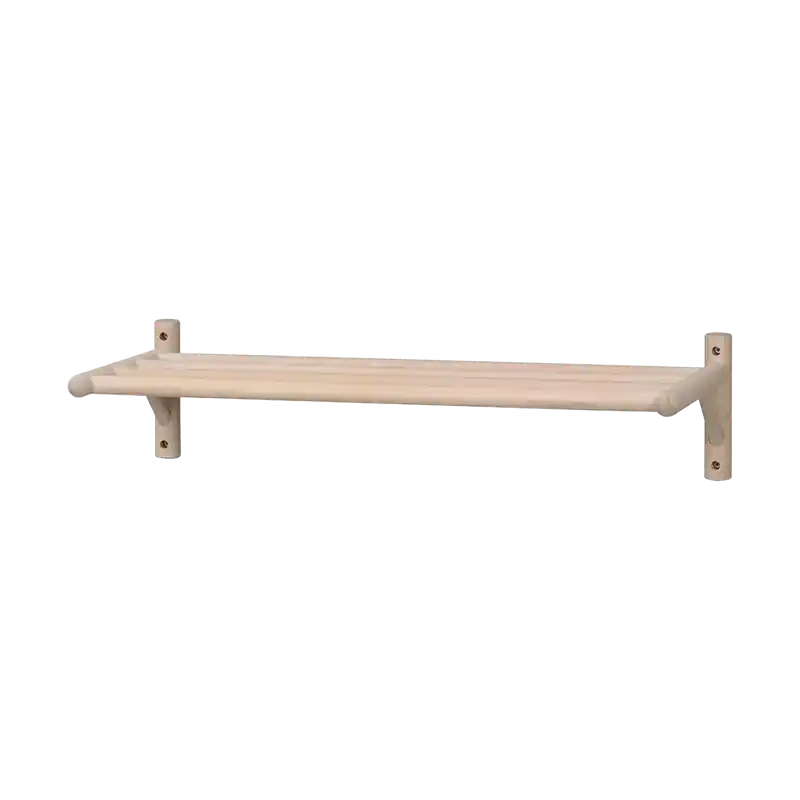 Milford eikenhouten schoenenrek whitewash - 80 cm Nieuw Model