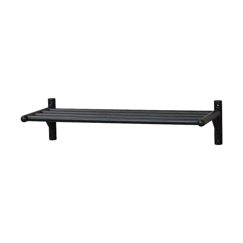 Milford eikenhouten schoenenrek zwart - 80 cm Must-Have