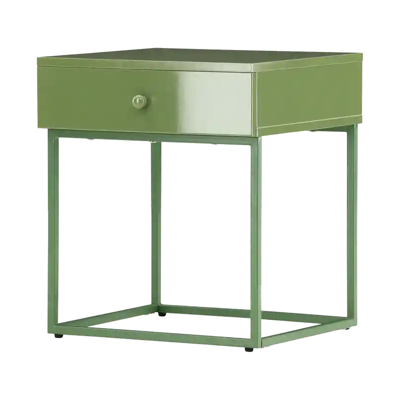 Lewis metalen nachtkastje groen - 43 x 41 cm Betaalbaar