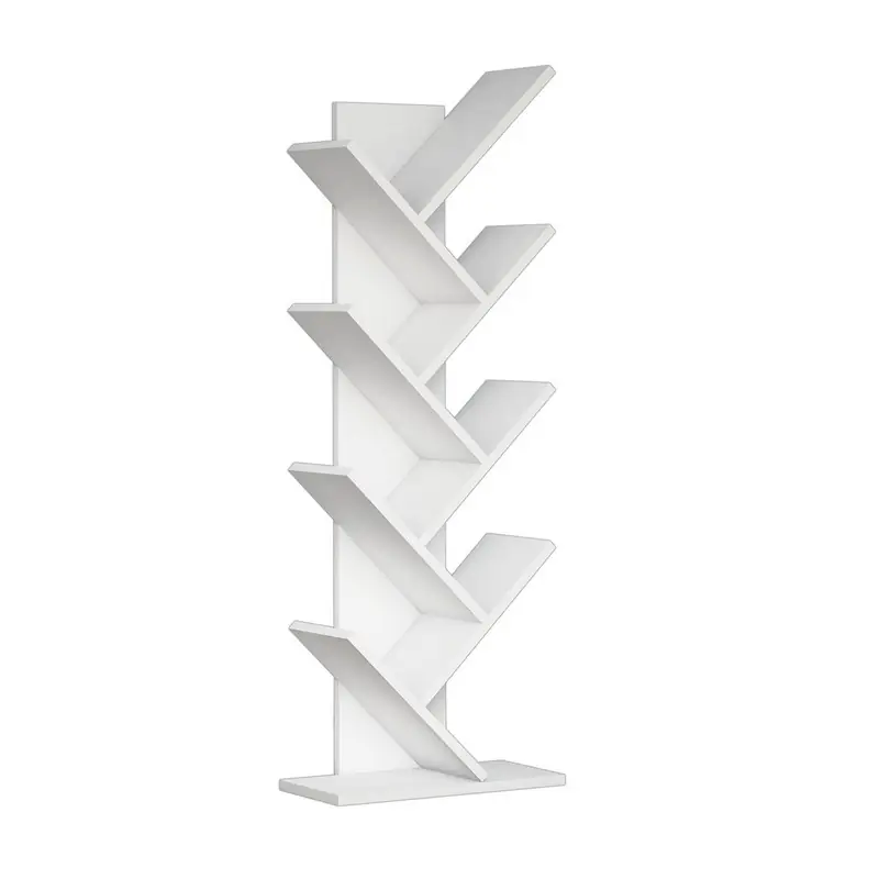 Modern Boekenkast met 8 planken H128,5 cm - AUBE