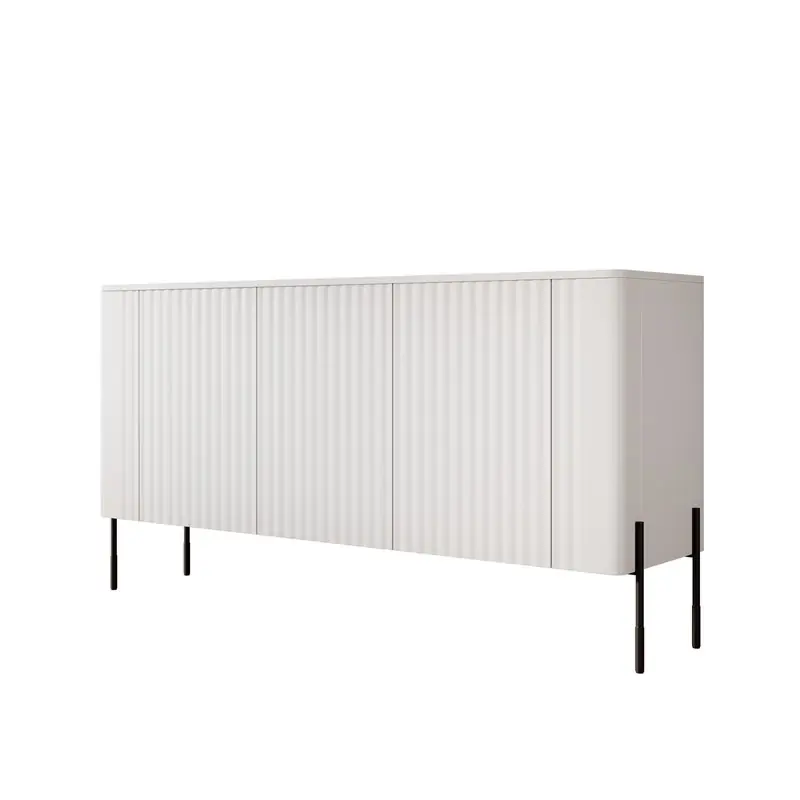 Meubella - Vivi - Dressoir - Wit - 150 cm Alleen Vandaag