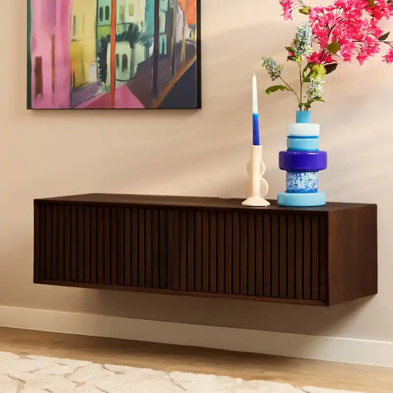 Starfurn Zwevend tv meubel Madison Brown | 120 cm Merkproduct