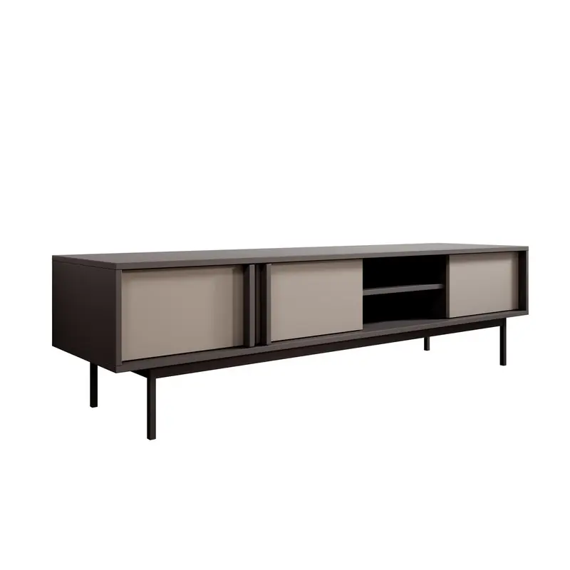 Limited Edition Meubella - Antigo - TV-Meubel - Beige/Antraciet - 163 cm