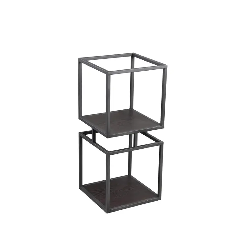 Koop Online PTMD - Kast Nanci - Zwart - 33.5x33.5x73.5cm
