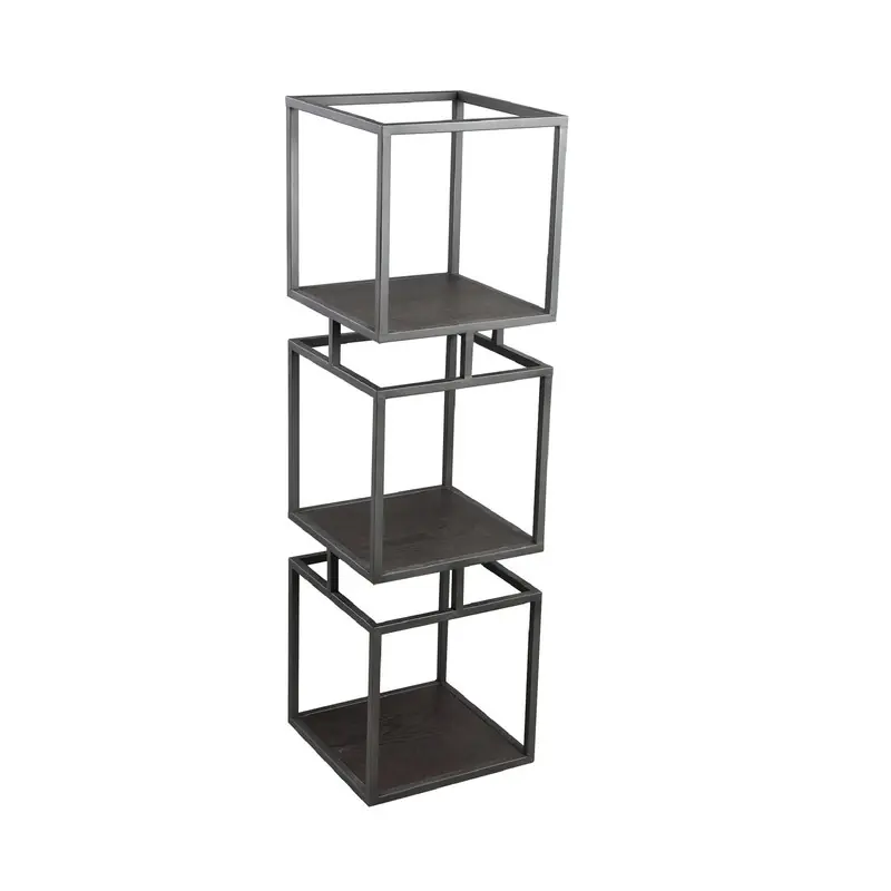 Direct Verzonden PTMD - Kast Nanci - Zwart - 33.5x33.5x115cm