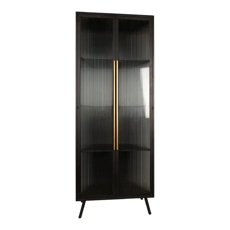 Meest Verkocht PTMD - Kast Caeleen - Zwart - 70x40x180cm