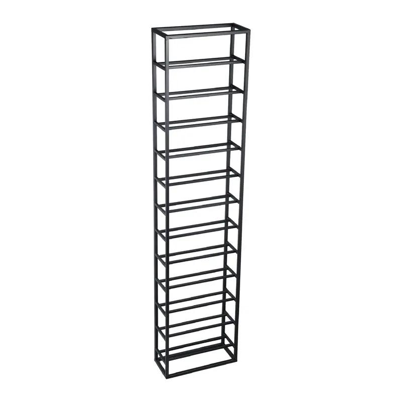 Gratis Retour PTMD - Wijnrek Kentyn - Zwart - 35x15x155cm