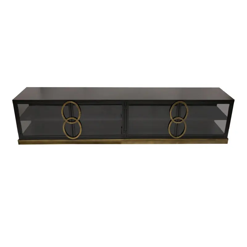 Op = Op PTMD - Kast Riho - Zwart - 220x40.5x50.5cm