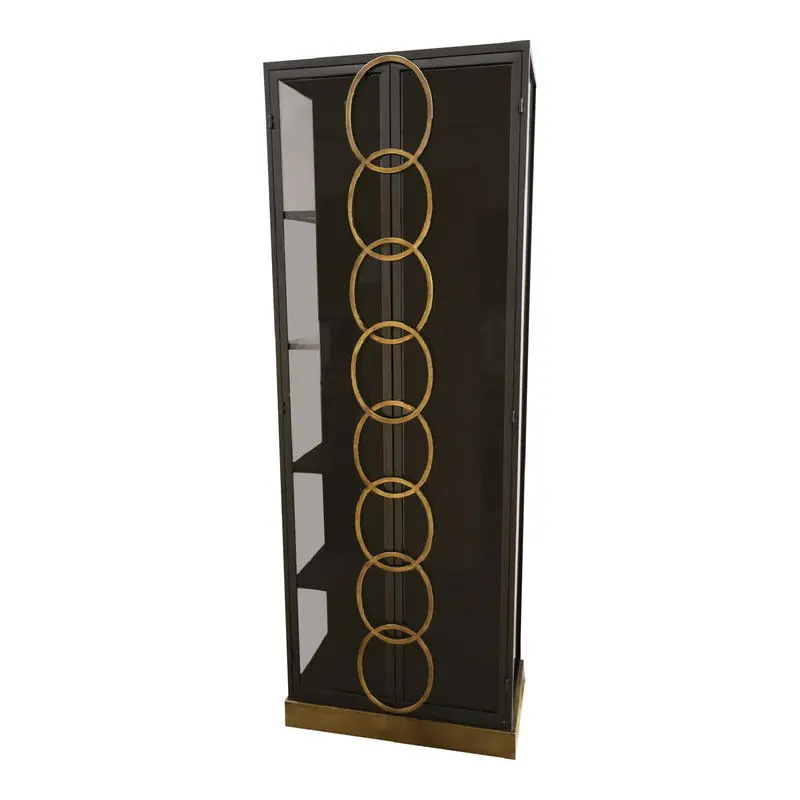 Seizoensaanbieding PTMD - Kast Riho - Zwart - 80x45x220cm