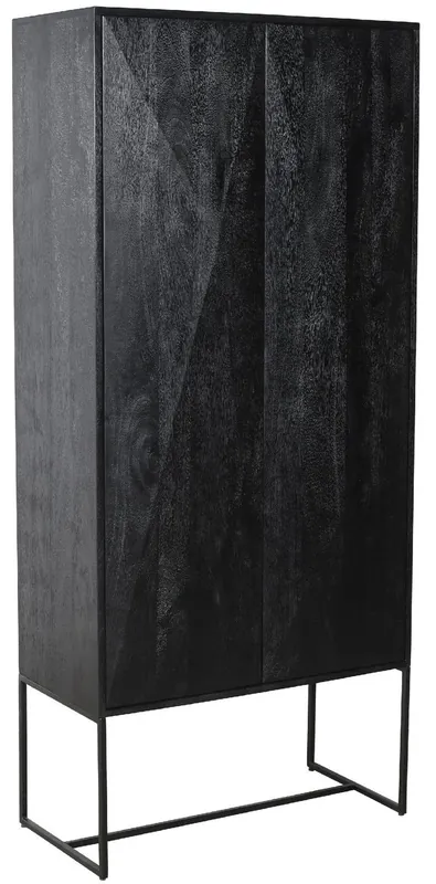 Betrouwbaar PTMD - Kast Onyx - Zwart - 80x40x180cm
