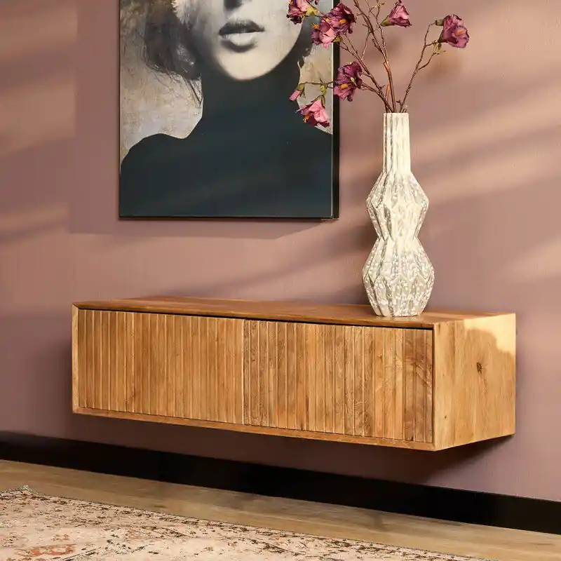 Favoriet Zwevend tv-meubel Madison Naturel | 120 cm
