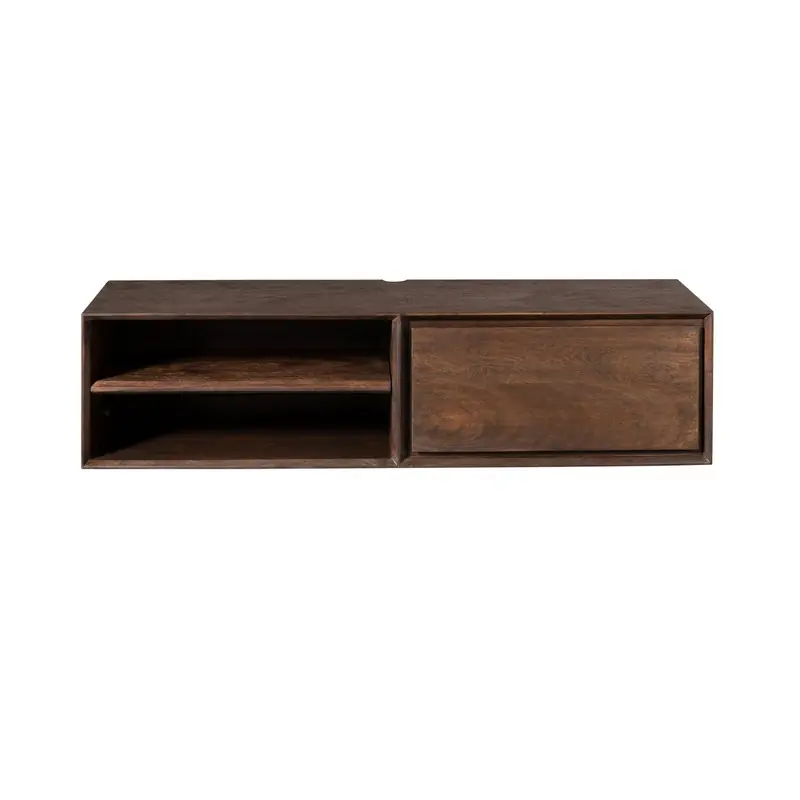 Betrouwbaar Zwevend tv-meubel Ambiance Bruin | 120 cm