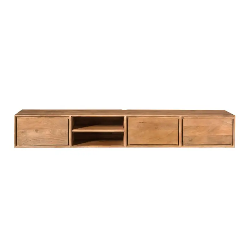 Betaalbaar Zwevend tv-meubel Ambiance Naturel | 200 cm